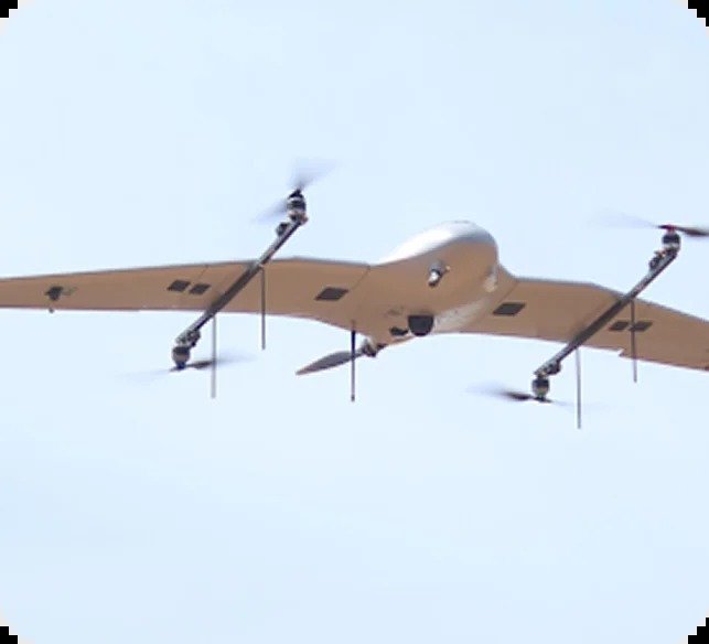 A Kalam Labs VTOL UAV in flight