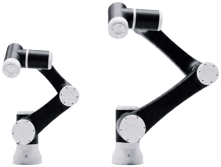 Two Kikobot CI series collaborative robot arms