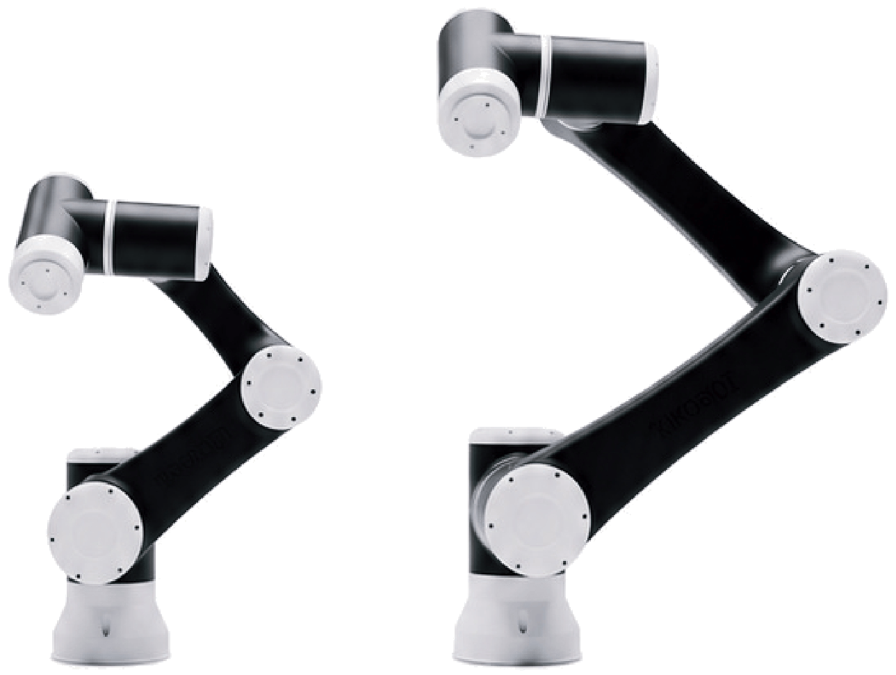 Two Kikobot CI series collaborative robot arms