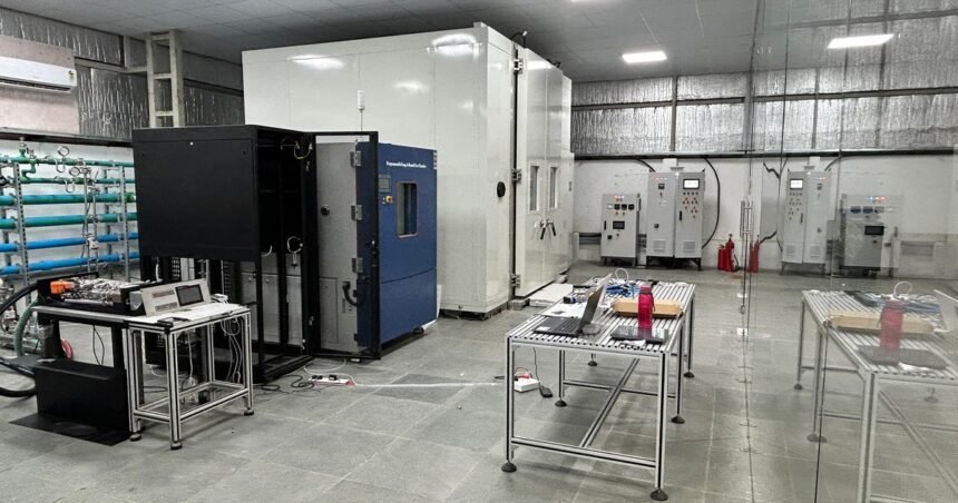 KuhlTherm's liquid cooling validation laboratory in Ahmedabad