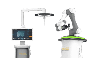 Meril MISSO robotic system: vision cart and robotic arm