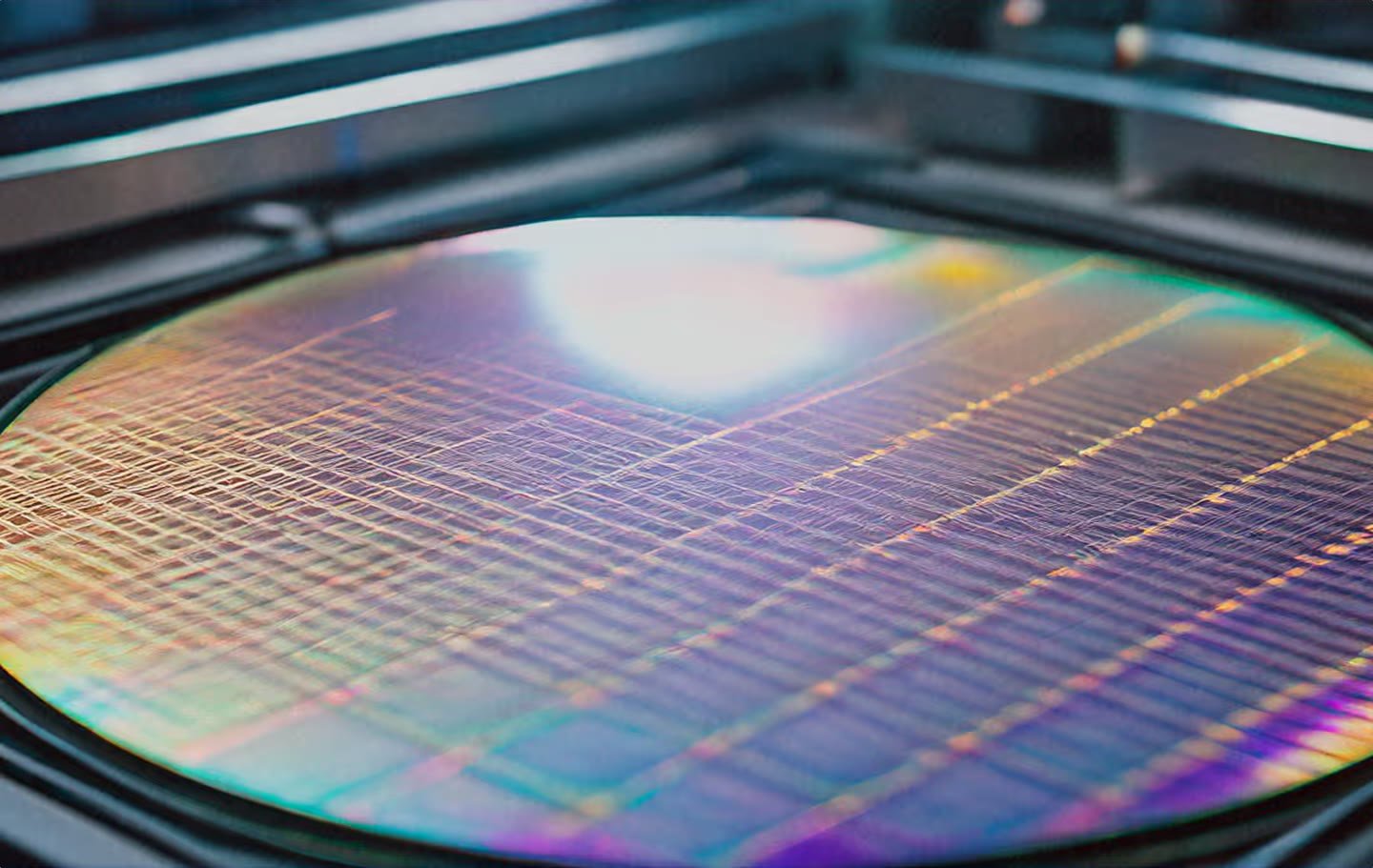 Silicon wafer with Mindgrove die