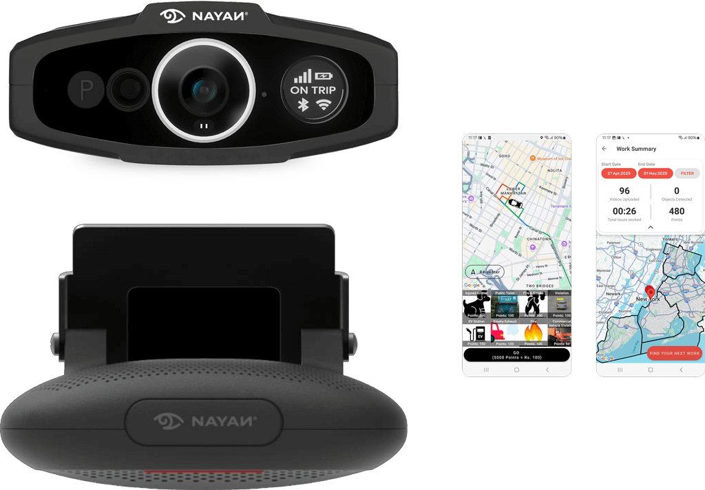 NAYAN Cam device and companion app