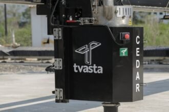 Tvasta Cedar 3D concrete printer print head, 1200x630 cover