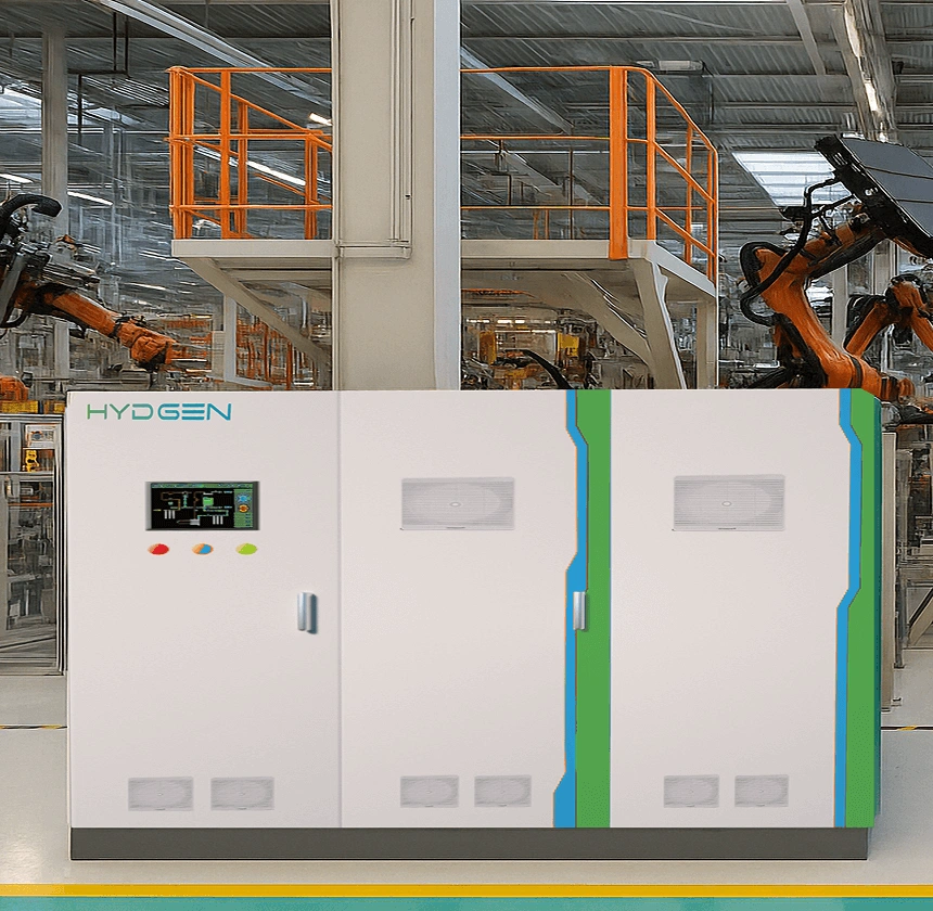 HYDGEN three-cabinet PEM electrolyser system