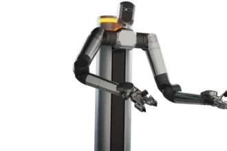 Perceptyne PR-OMNI semi-humanoid robot with dual articulated arms