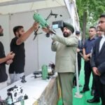 Picraft Harpy Eagle AI-powered anti-drone interceptor drone held at Raj Bhavan showcase, Dehradun