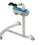 PLUTO-H hand rehabilitation robot on its stand