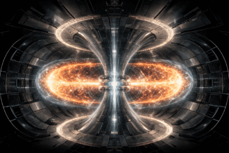 Official Pranos Fusion visual of plasma confined inside a tokamak