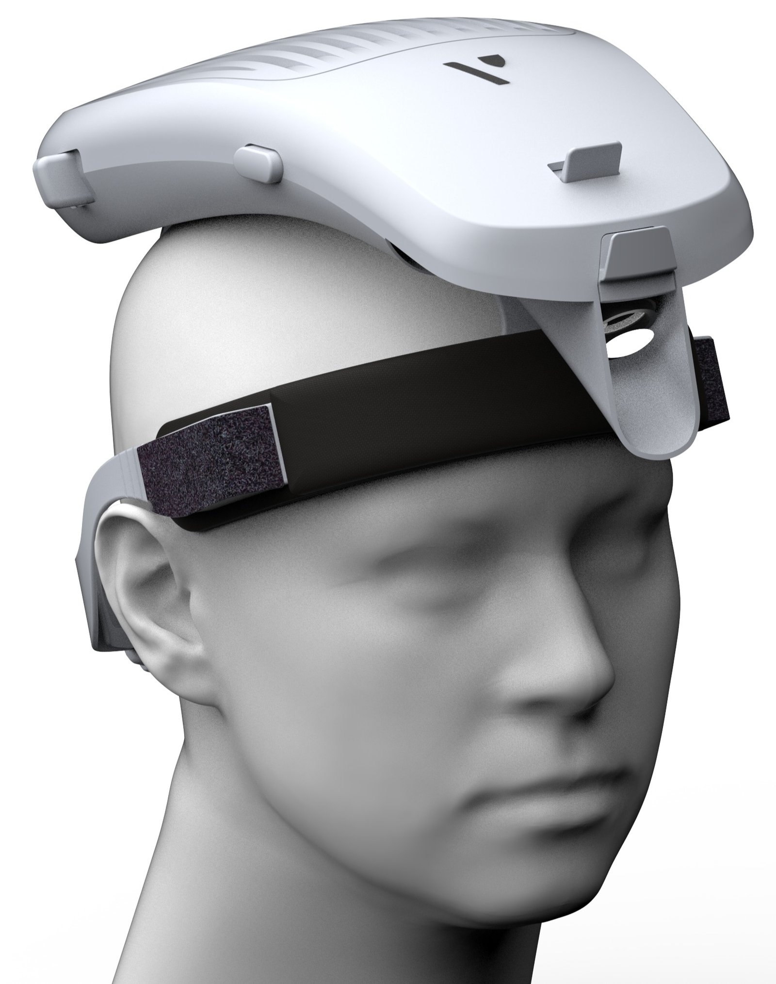 Vizbl surgical helmet front view