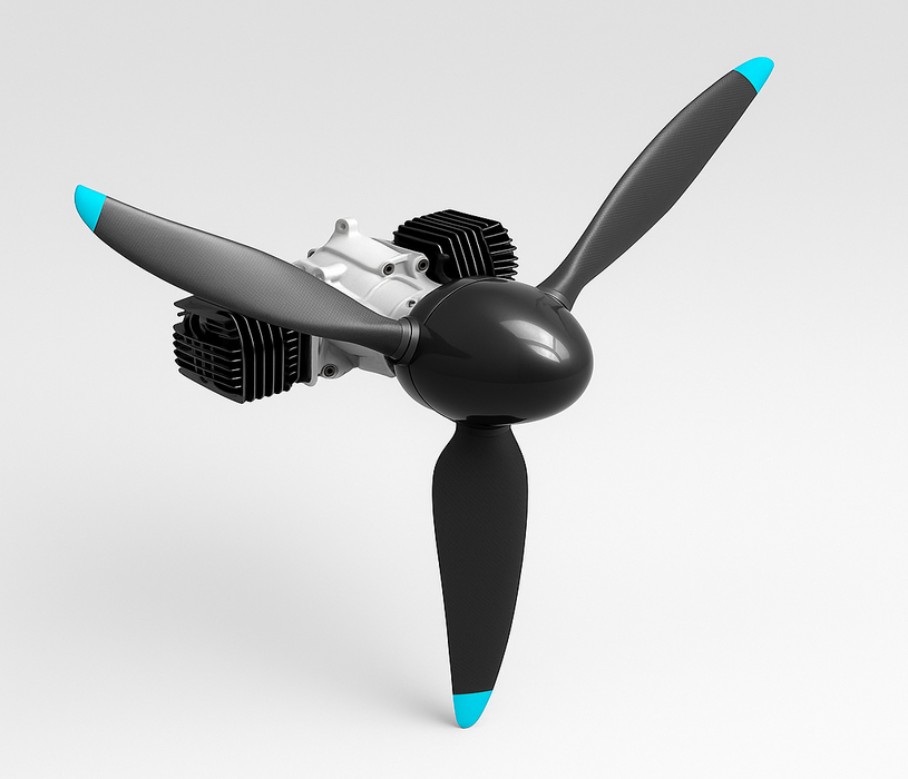 Nautical Wings Aerospace propeller and motor assembly