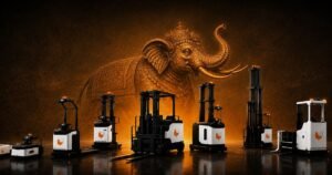 Robonetics AIRA autonomous forklift family, 1200x630 cover