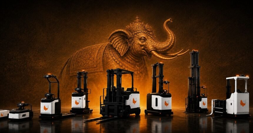 Robonetics AIRA autonomous forklift family, 1200x630 cover