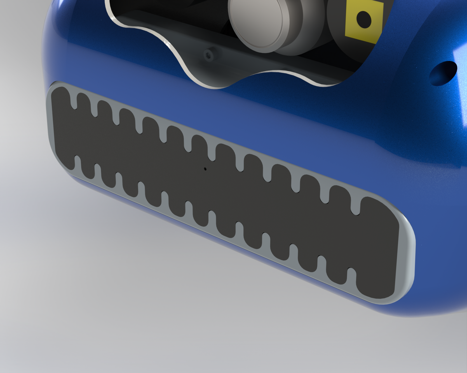 Close-up of AquaAirX AVATAAR's multibeam imaging sonar