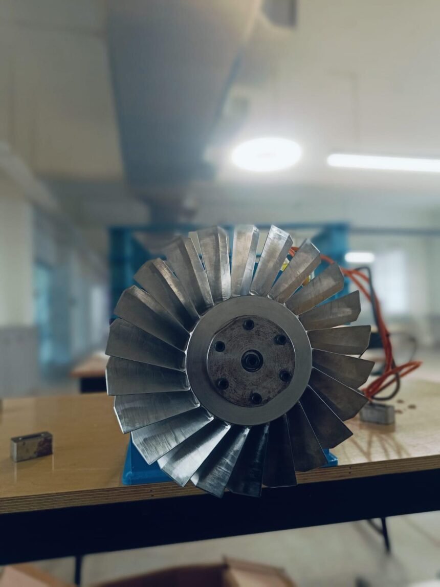 Spacerolls Aerospace ABMP axial-flow compressor blade disc prototype