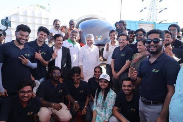 TuTr Hyperloop 410-metre test track at IIT Madras Discovery Campus