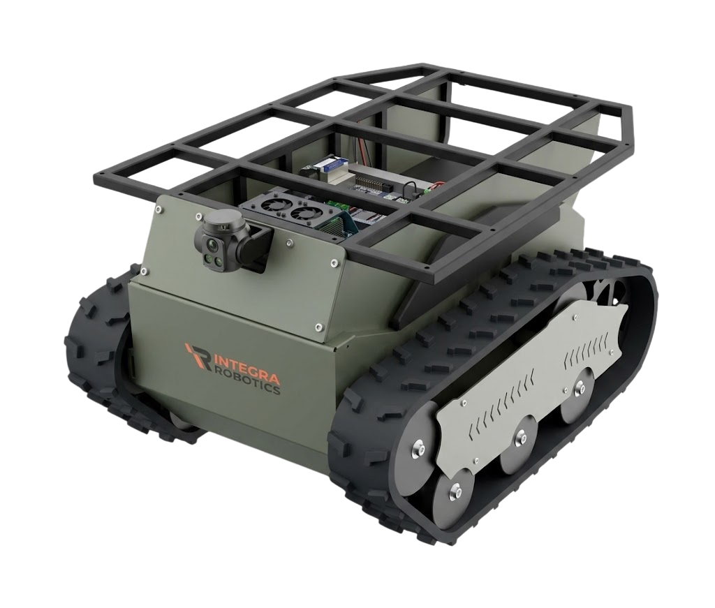 Integra Robotics heavy-duty tracked UGV platform