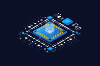 Vervesemi Microelectronics official chip illustration