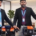 Vikra Ocean Tech's remotely operated vehicles with their founders in Chennai